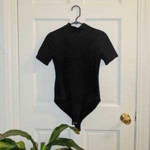 Mock turtleneck bodysuit